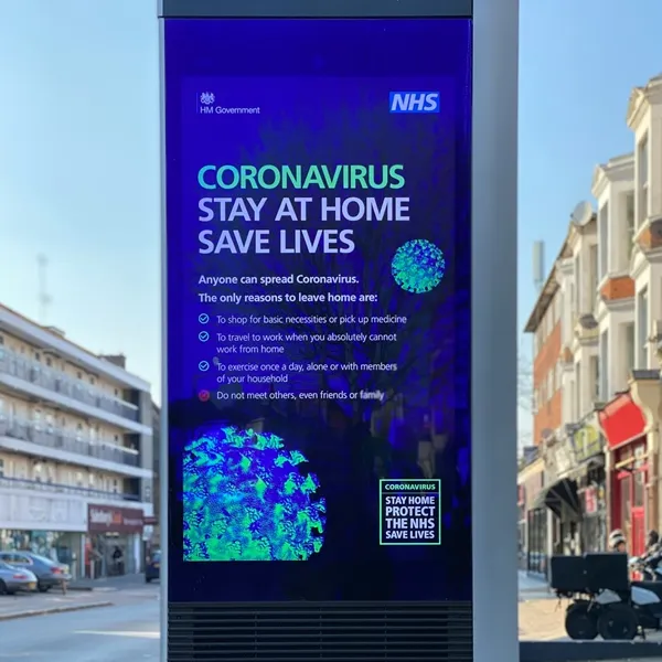 Outdoor advertising boards