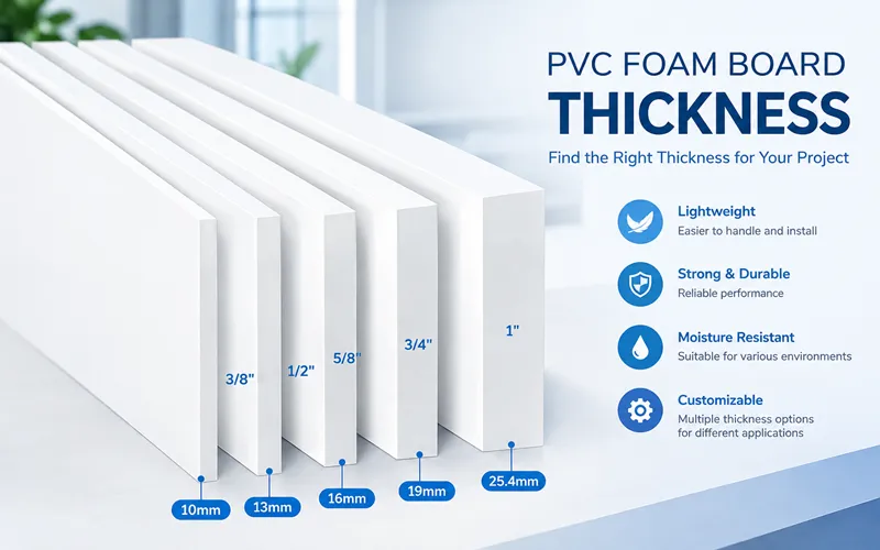 PVC Foam Board Thickness Guide